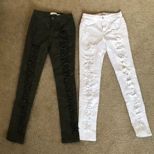 Vibrant Miu Ripped Skinny Jeans